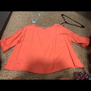XL business casual work shirt-pink coral